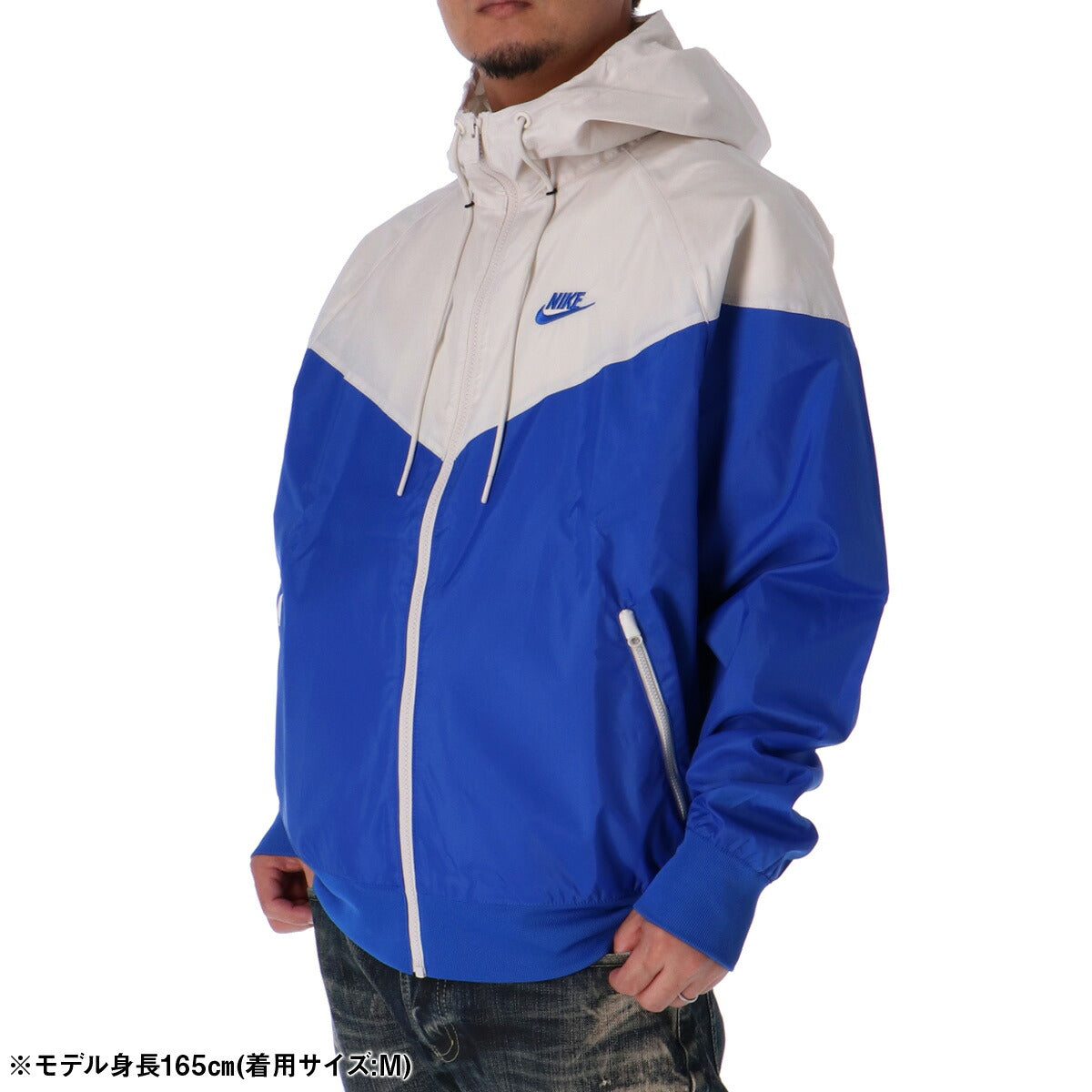ナイキ ウインドジャケット メンズ スポーツウェア ウィンドランナー 青 ブルー DA0002
