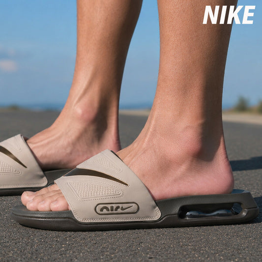 ナイキ エア マックス シューズ メンズ ブランド スポーツサンダル シャワーサンダル 靴 くつ スポサン 夏 NIKE スライド DC1460203 薄茶色 ベージュ 新作 大きいサイズ 有 スポーツ おしゃれ