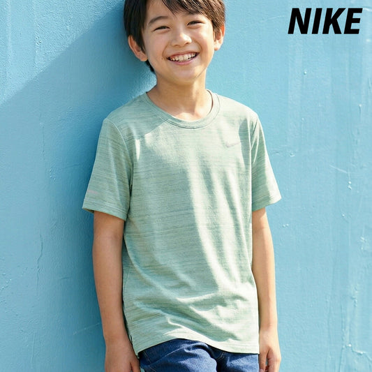 ナイキ Tシャツ ジュニア ドライフィット 緑 グリーン DD3055