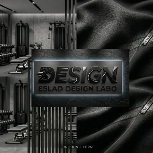 エスラッド ジャージ 上下 メンズ モノグラム DESIGN ブラック ESM162