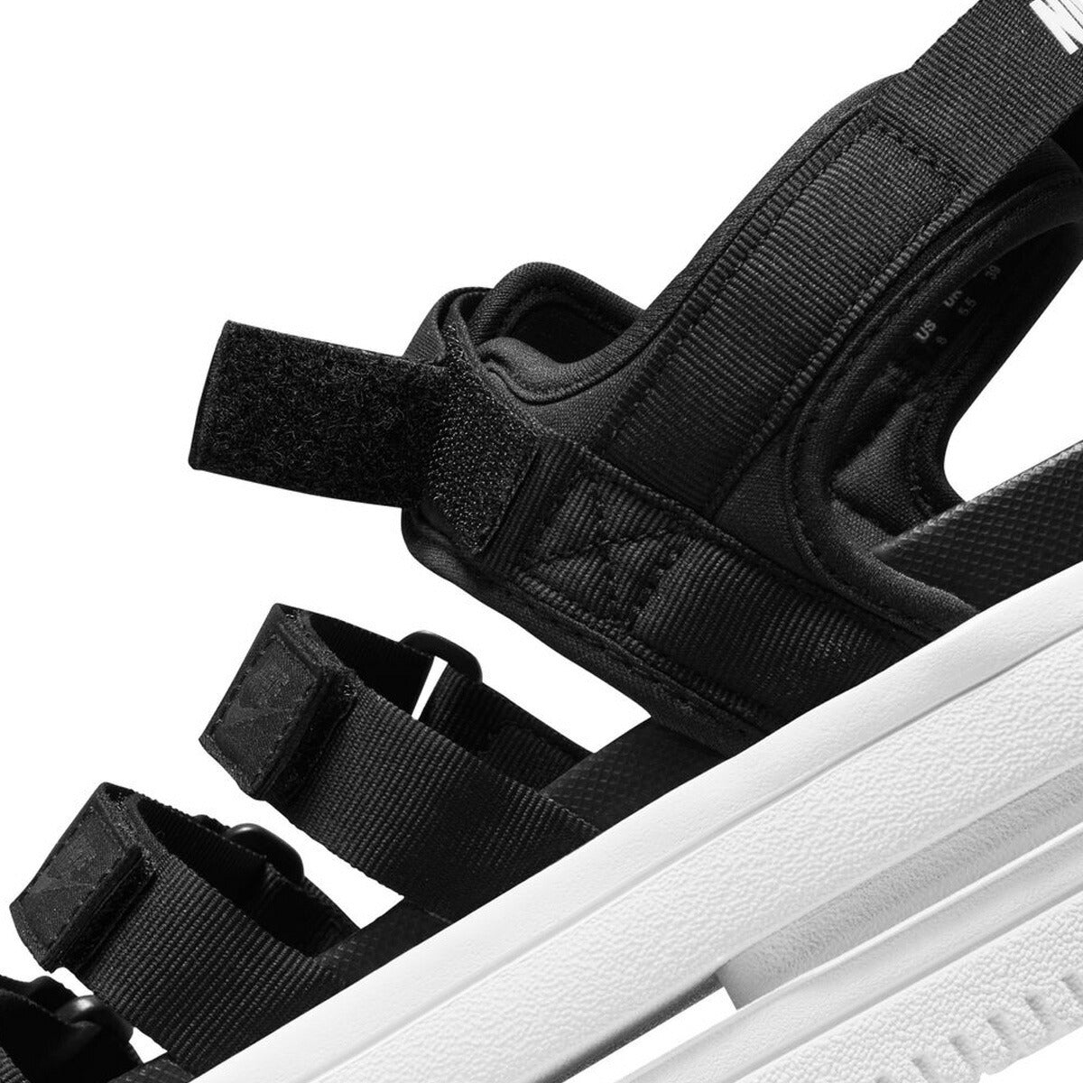 ナイキ アイコン クラシック シューズ レディース ブランド スポーツサンダル シャワーサンダル 靴 くつ スポサン 夏 NIKE 厚底 カジュアル マジックテープ ベルクロ プラットフォーム ストラップ DH0223001 あす楽 黒 ブラック 新作 ウィメンズ かわいい 大きいサイズ 有 スポーツ おしゃれ - 【公式】限定ジャージのタケスポ（Limited jersey takespo）