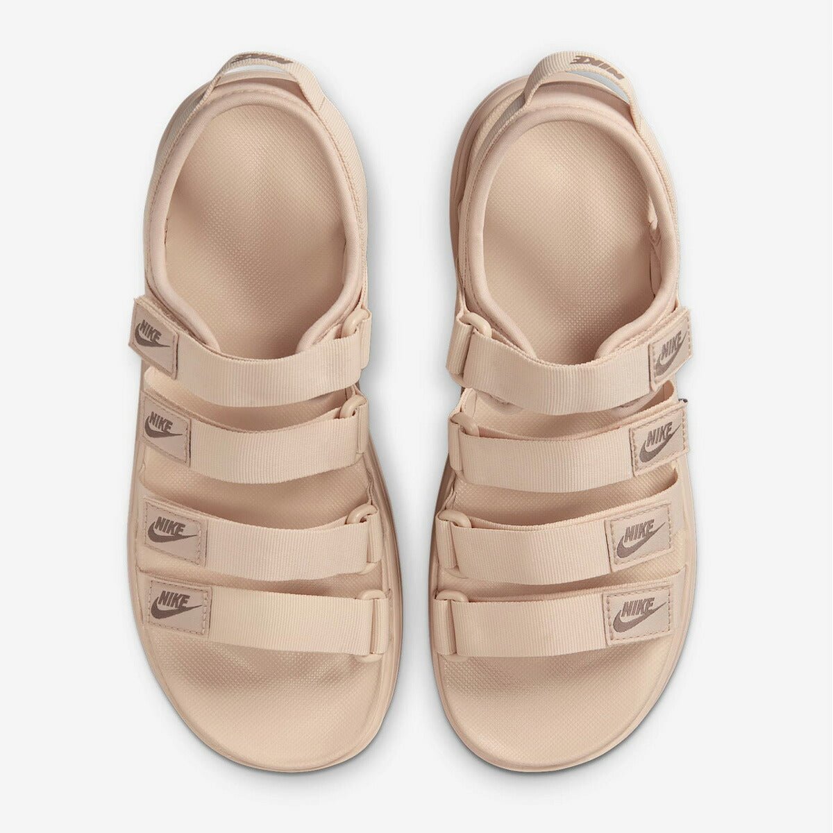 ナイキ アイコン クラシック シューズ レディース ブランド スポーツサンダル シャワーサンダル 靴 くつ スポサン 夏 NIKE 厚底 カジュアル マジックテープ ベルクロ プラットフォーム ストラップ DH0223102 あす楽 薄茶色 ベージュ 新作 ウィメンズ かわいい 大きいサイズ 有 スポーツ おしゃれ - 【公式】限定ジャージのタケスポ（Limited jersey takespo）