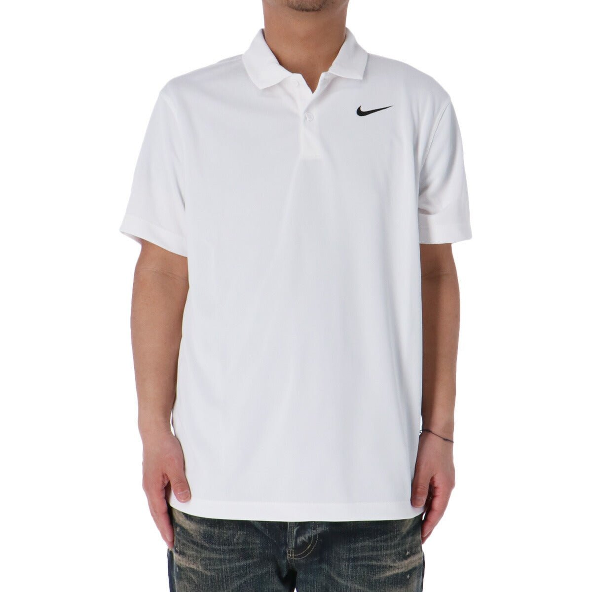 ナイキ ナイキコート ポロシャツ メンズ ブランド NIKE 半袖 テニス 吸汗 速乾 ドライ ワンポイント DH0858 100 白 ホワイト SALE セール 大きいサイズ 有 ゴルフ スポーツウェア トレーニングウェア スポーツ おしゃれ - 【公式】限定ジャージのタケスポ（Limited jersey takespo）