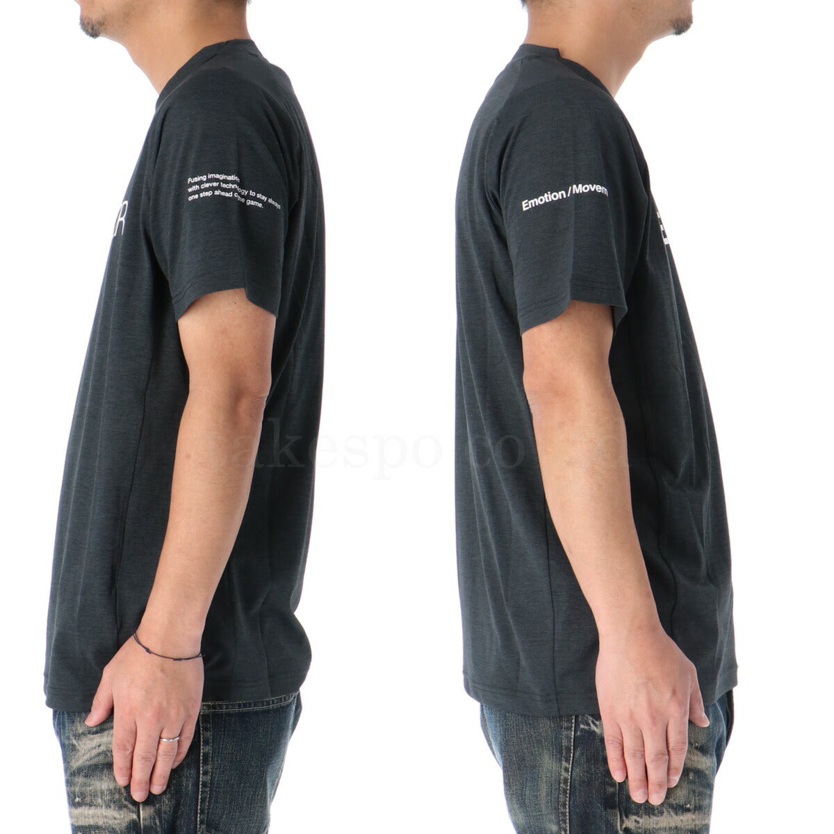 ムーブスポーツ デサント Tシャツ メンズ SUNSCREEN TOUGH ブラック ネイビー ホワイト DMMXJA60