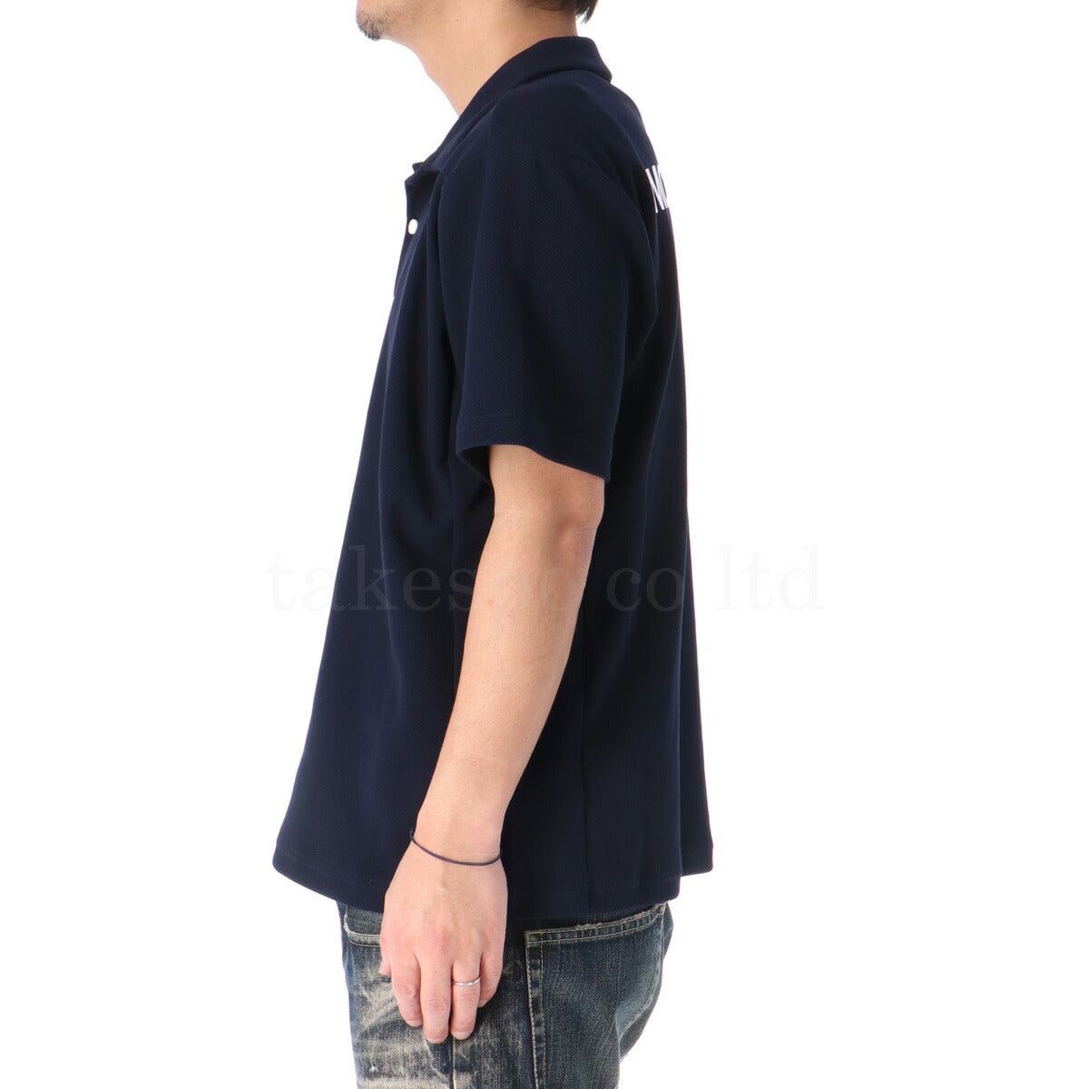 ムーブスポーツ デサント ポロシャツ メンズ SUNSCREEN サンスクリーン ネイビー ホワイト レッド ブルー DMMXJA73