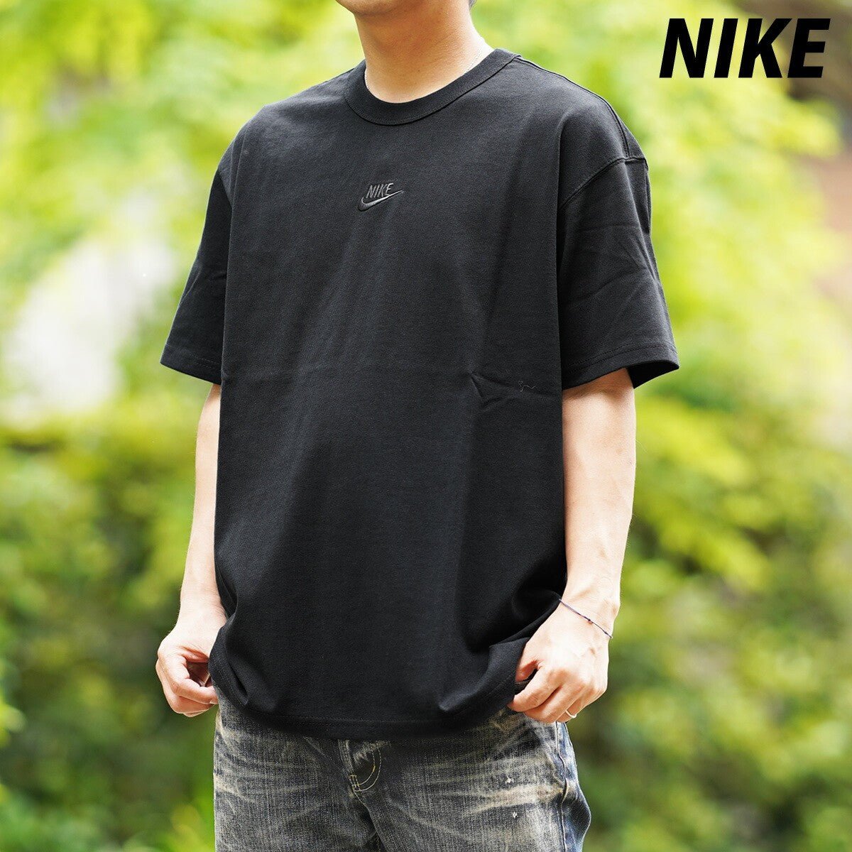 ナイキ 半袖 プレミアム エッセンシャル Tシャツ メンズ ブランド NIKE コットン100% DO7393 010 黒 ブラック 新作 大きいサイズ 有 スポーツウェア トレーニングウェア スポーツ おしゃれ - 【公式】限定ジャージのタケスポ（Limited jersey takespo）