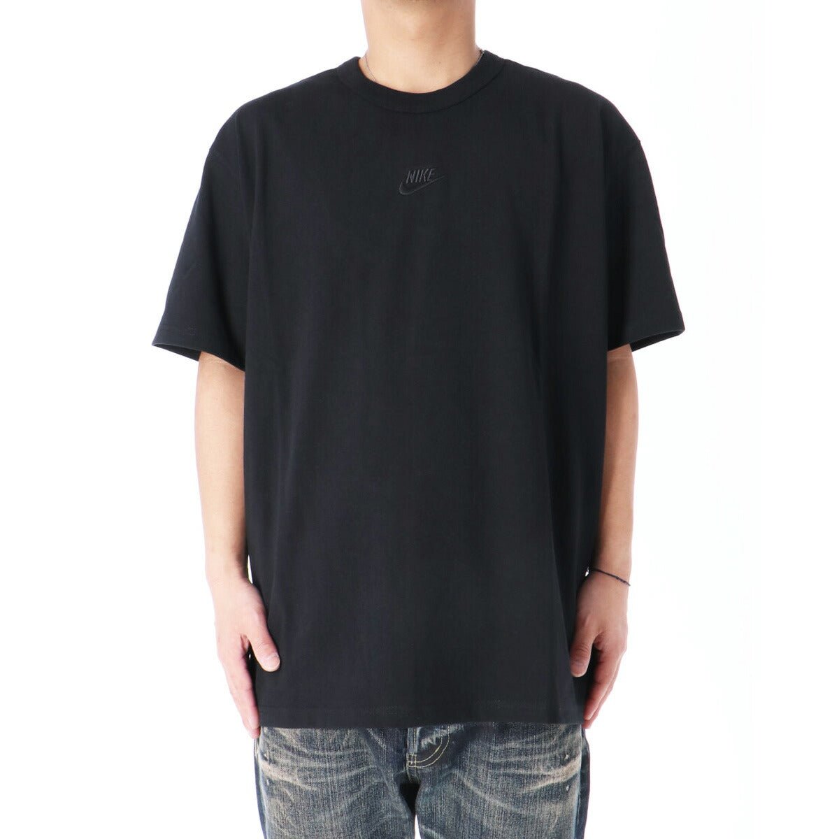 ナイキ 半袖 プレミアム エッセンシャル Tシャツ メンズ ブランド NIKE コットン100% DO7393 010 黒 ブラック 新作 大きいサイズ 有 スポーツウェア トレーニングウェア スポーツ おしゃれ - 【公式】限定ジャージのタケスポ（Limited jersey takespo）