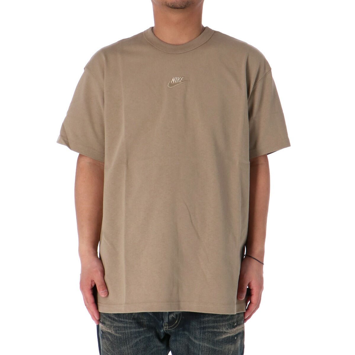 ナイキ 半袖 プレミアム エッセンシャル Tシャツ メンズ ブランド NIKE コットン100% DO7393 247 薄茶色 ベージュ 新作 大きいサイズ 有 スポーツウェア トレーニングウェア スポーツ おしゃれ - 【公式】限定ジャージのタケスポ（Limited jersey takespo）