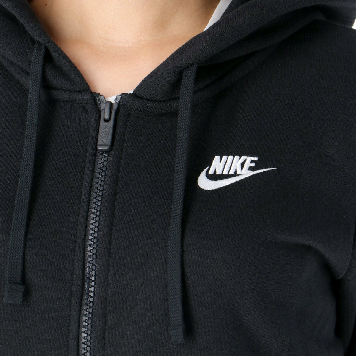 ナイキ パーカー フーディ スウェット NSW クラブ フリース スウェットパーカー レディース ブランド フルジップ NIKE 裏起毛 保温 DQ5472 010 あす楽 黒 ブラック 新作 ウィメンズ かわいい 大きいサイズ 有 トップス ウォーキング ウェア スポーツウェア トレーニングウェア スポーツ おしゃれ - 【公式】限定ジャージのタケスポ（Limited jersey takespo）