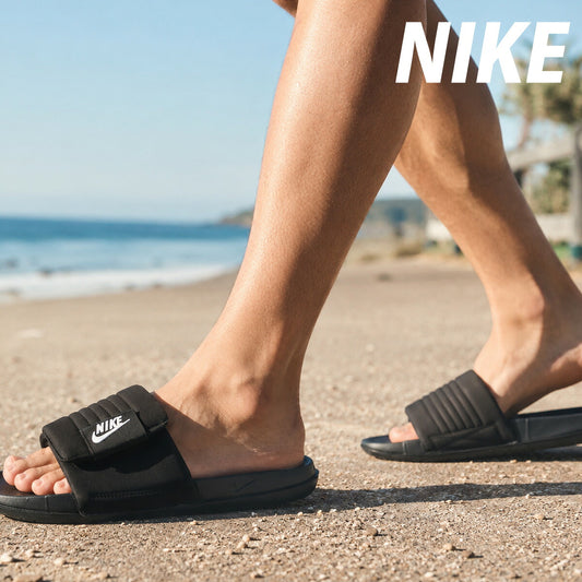 ナイキ オフコート シューズ メンズ ブランド スポーツサンダル シャワーサンダル 靴 くつ スポサン 夏 NIKE DQ9624001 黒 ブラック 大きいサイズ 有 スポーツ おしゃれ