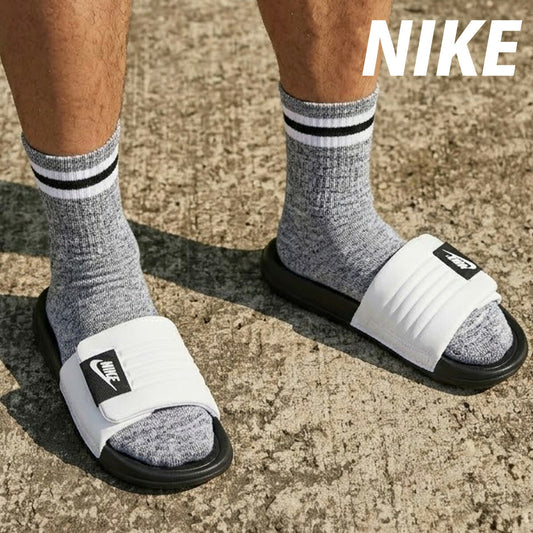 ナイキ オフコート シューズ メンズ ブランド スポーツサンダル シャワーサンダル 靴 くつ スポサン 夏 NIKE DQ9624100 白 ホワイト 大きいサイズ 有 スポーツ おしゃれ