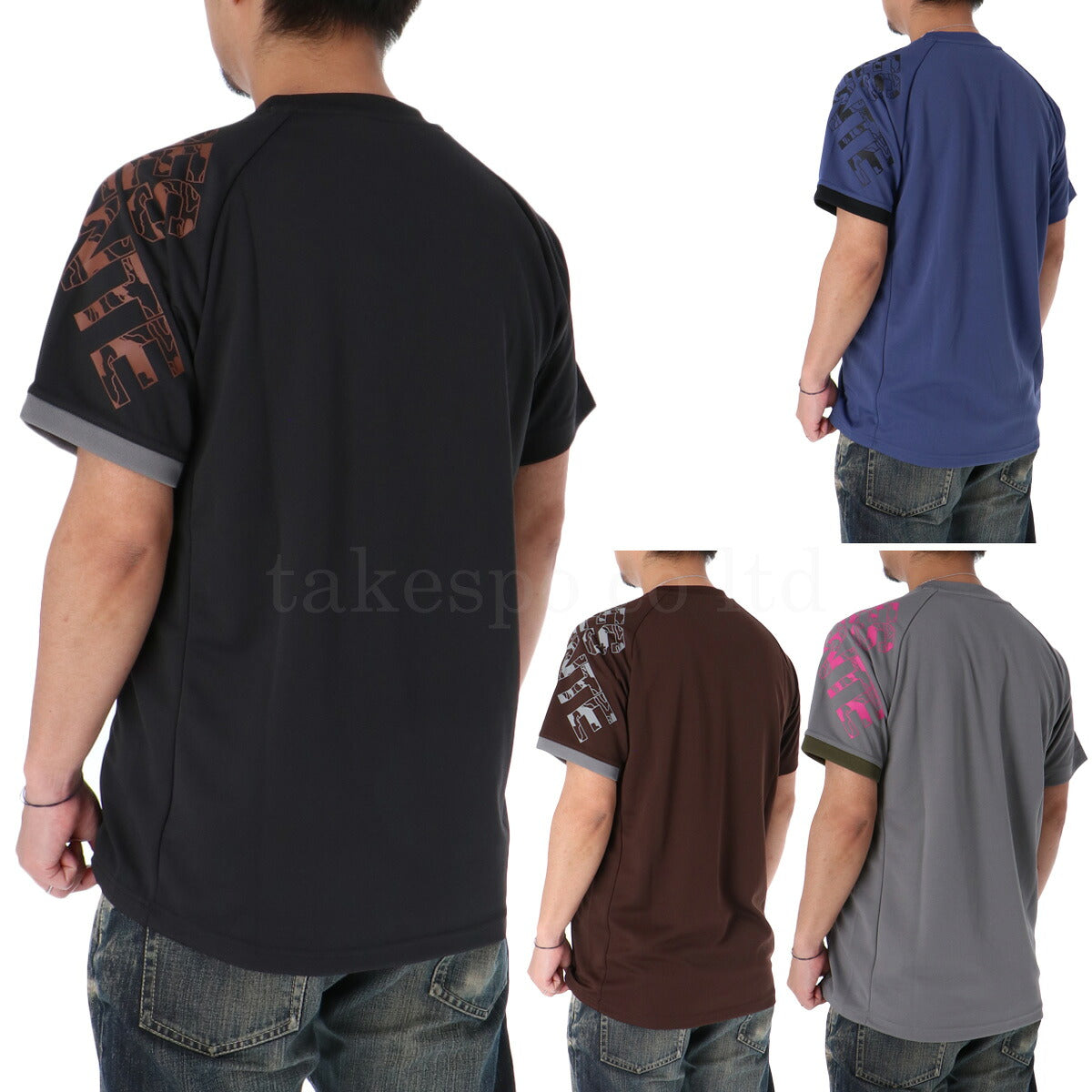 デサント Tシャツ メンズ ブラック ブラウン グレー パープル DV5FHT02U