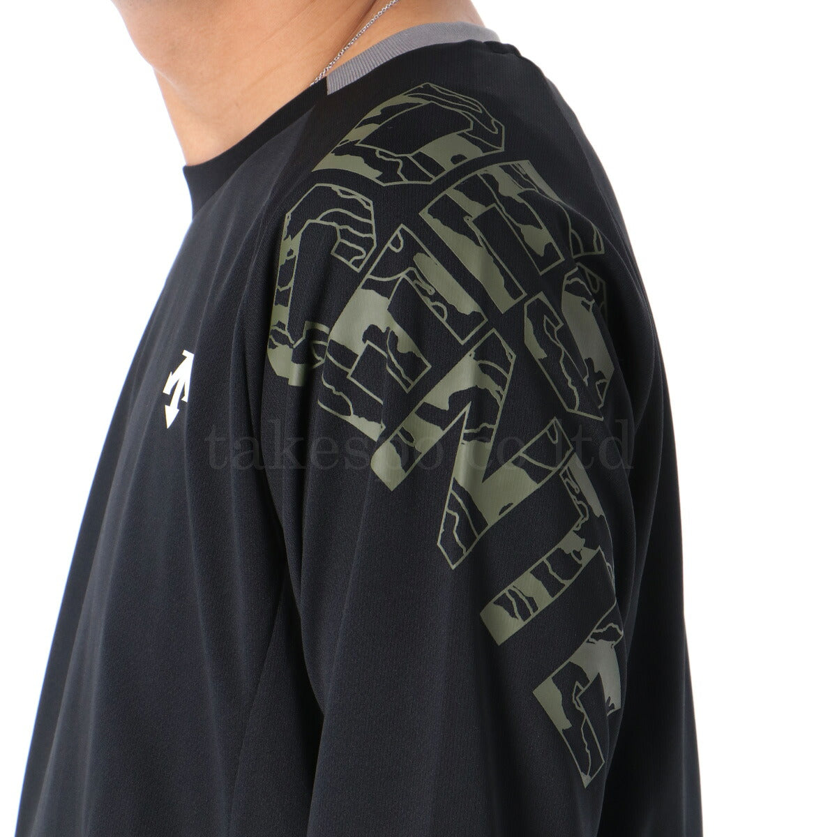 デサント Tシャツ メンズ ブラック ネイビー カーキグリーン グレー DV5FLT01U
