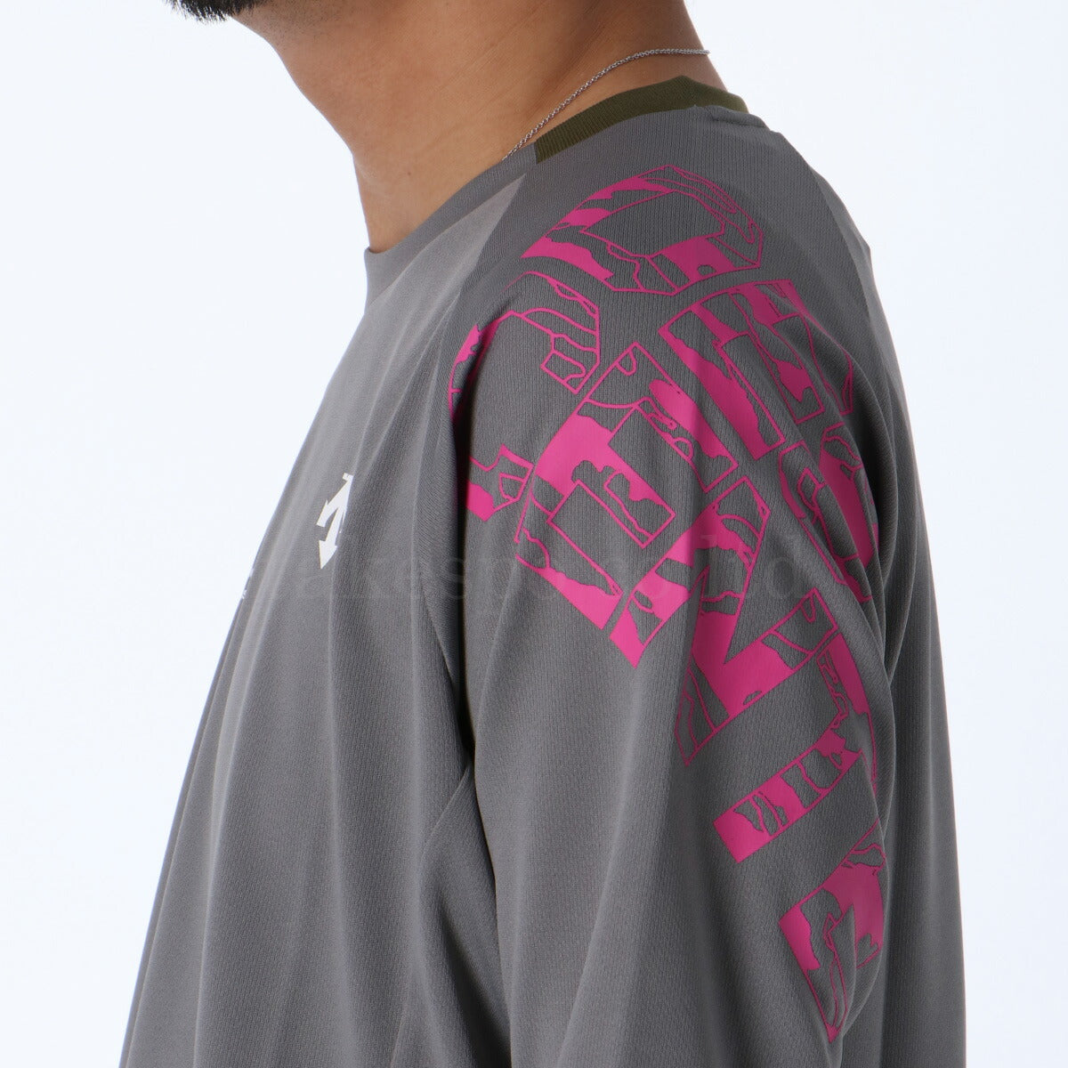 デサント Tシャツ メンズ ブラック ネイビー カーキグリーン グレー DV5FLT01U