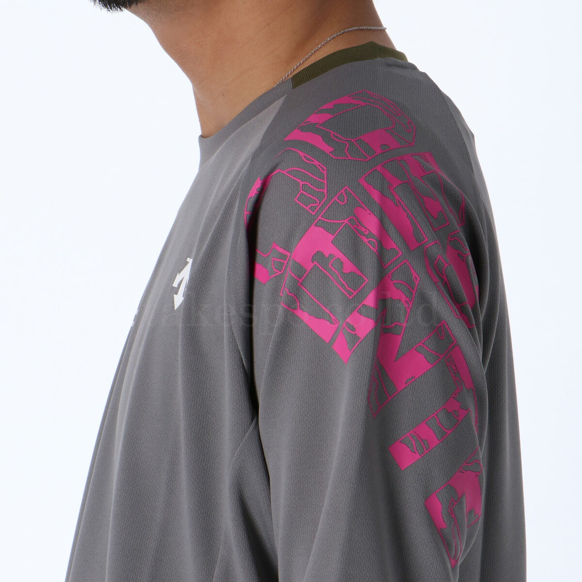 デサント Tシャツ メンズ ブラック ネイビー カーキグリーン グレー DV5FLT01U