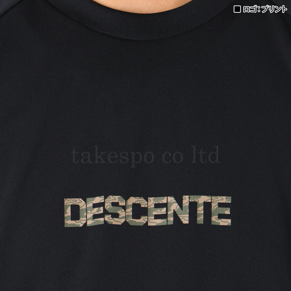 デサント Tシャツ メンズ ブラック ネイビー ブラウン DV5FLT02U