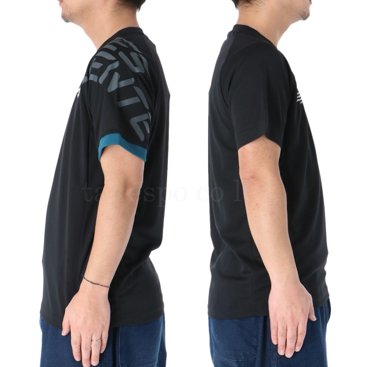 デサント Tシャツ メンズ バレーシャツ ブラック グリーン ネイビー ホワイト DV5SHT03U