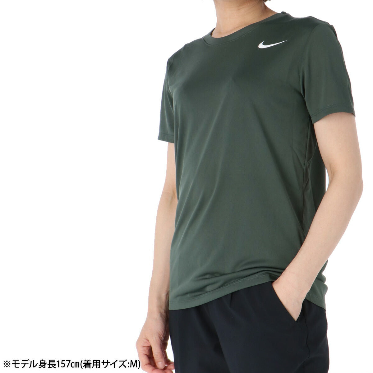 ナイキ 半袖 吸汗 速乾 吸水 ドライフィット Dri-FIT Tシャツ レディース ブランド ドライ スポーツ NIKE DX0688 303 緑 グリーン 新作 ウィメンズ かわいい 大きいサイズ 有 トップス