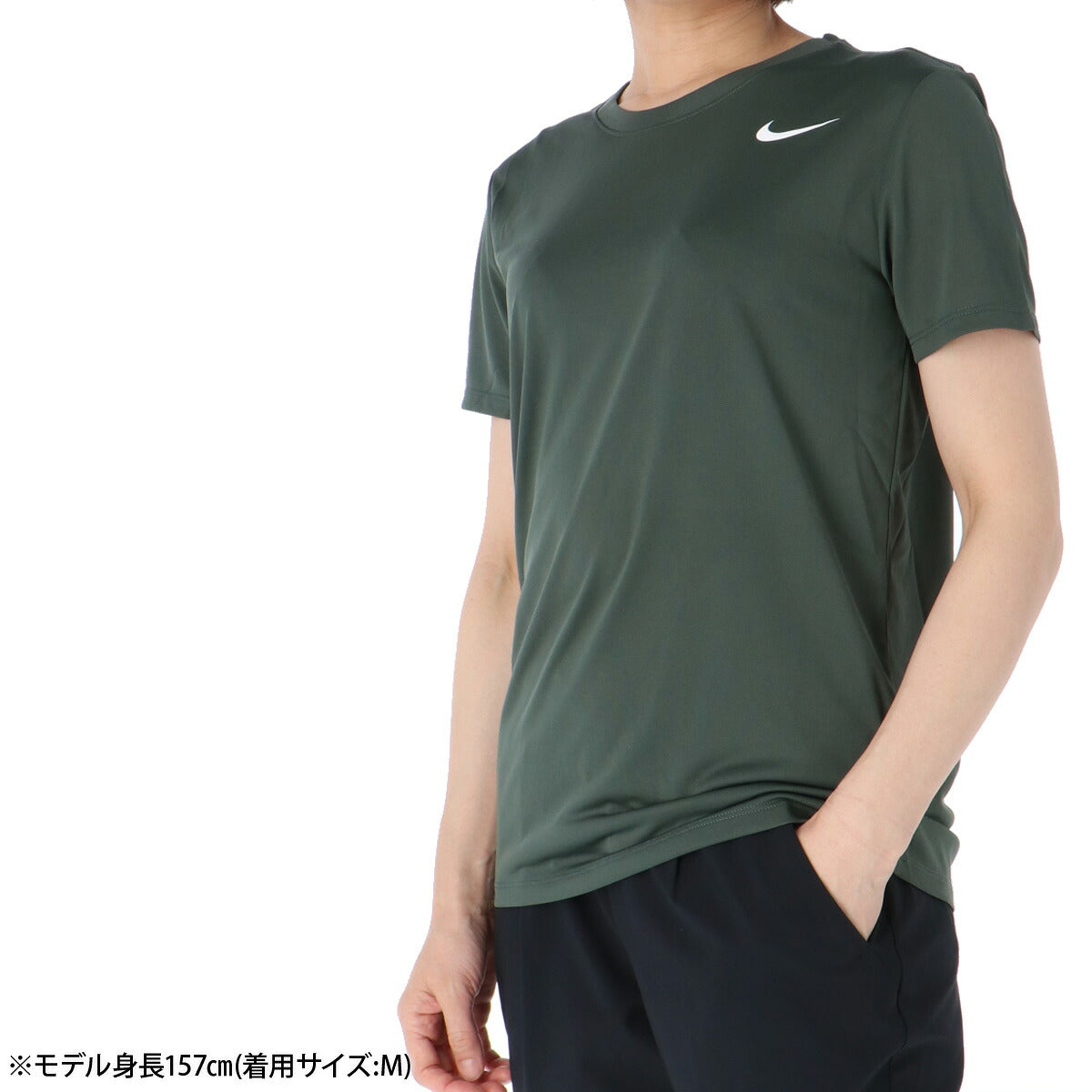 ナイキ 半袖 吸汗 速乾 吸水 ドライフィット Dri-FIT Tシャツ レディース ブランド ドライ スポーツ NIKE DX0688 303 緑 グリーン 新作 ウィメンズ かわいい 大きいサイズ 有 トップス