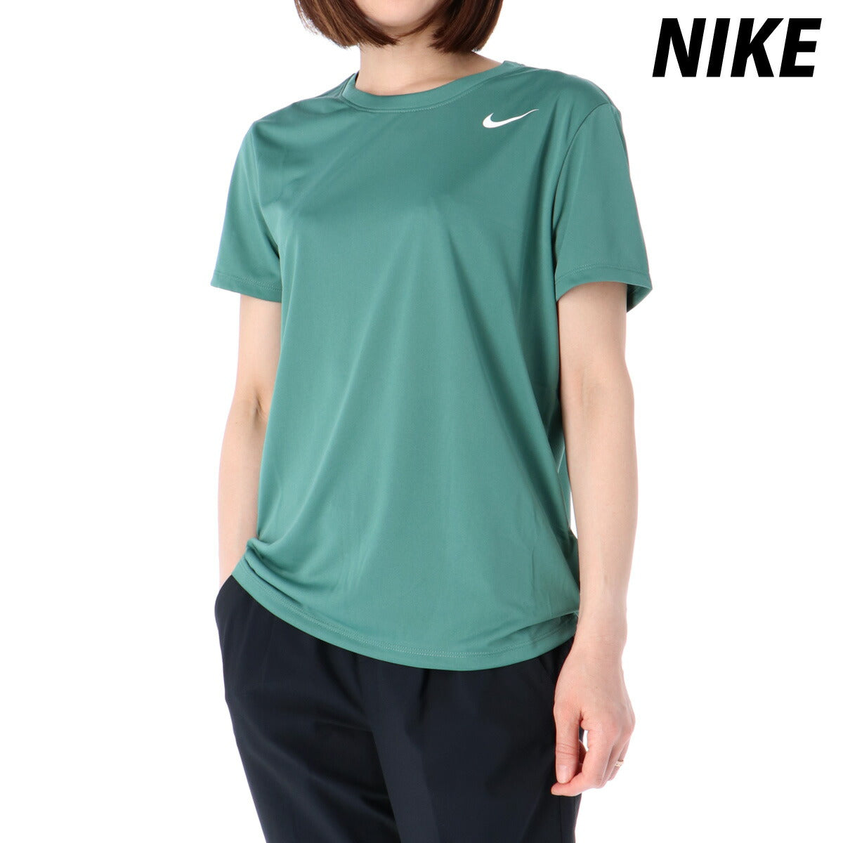 ナイキ Tシャツ レディース ドライフィット Dri-FIT 緑 グリーン DX0688
