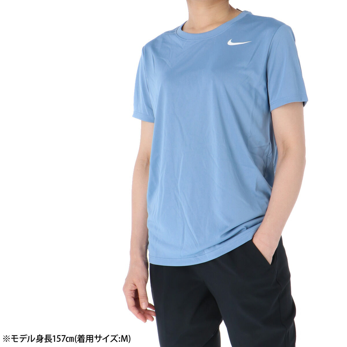 ナイキ 半袖 吸汗 速乾 吸水 ドライフィット Dri-FIT Tシャツ レディース ブランド ドライ スポーツ NIKE DX0688 486 青 ブルー 新作 ウィメンズ かわいい 大きいサイズ 有 トップス