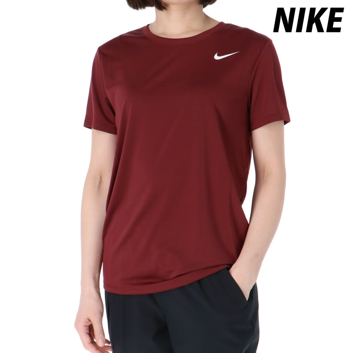 ナイキ Tシャツ レディース ドライフィット Dri-FIT 赤 レッド DX0688