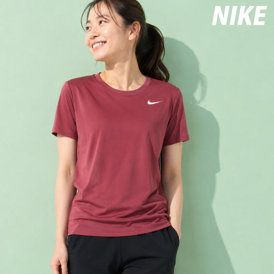 ナイキ 半袖 吸汗 速乾 吸水 ドライフィット Dri-FIT Tシャツ レディース ブランド ドライ スポーツ NIKE DX0688 654 桃色 ピンク 新作 ウィメンズ かわいい 大きいサイズ 有 トップス