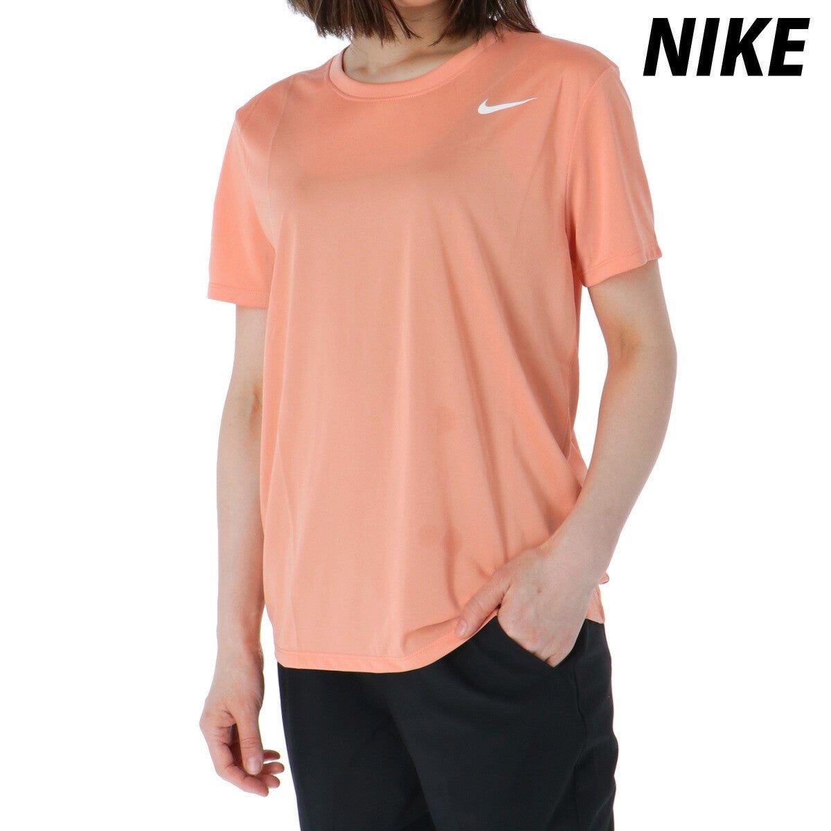 ナイキ Tシャツ レディース ドライフィット Dri-FIT 桃色 ピンク DX0688