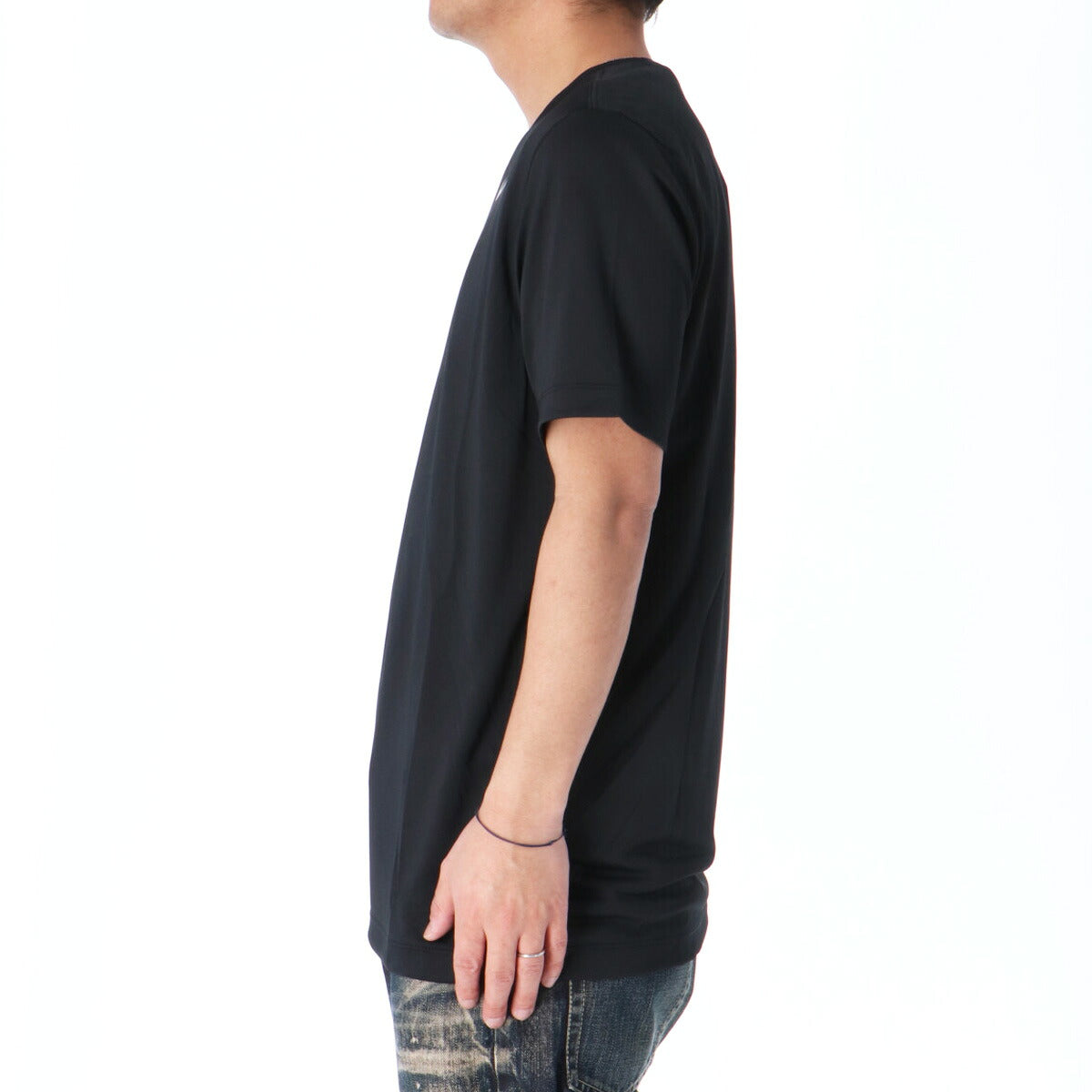 ナイキ 半袖 吸汗 速乾 吸水 Dri-FIT Tシャツ メンズ ブランド ドライ スポーツ NIKE フィットネス DX0990 010 黒 ブラック SALE セール 大きいサイズ 有 プラクティスシャツ プラシャツ