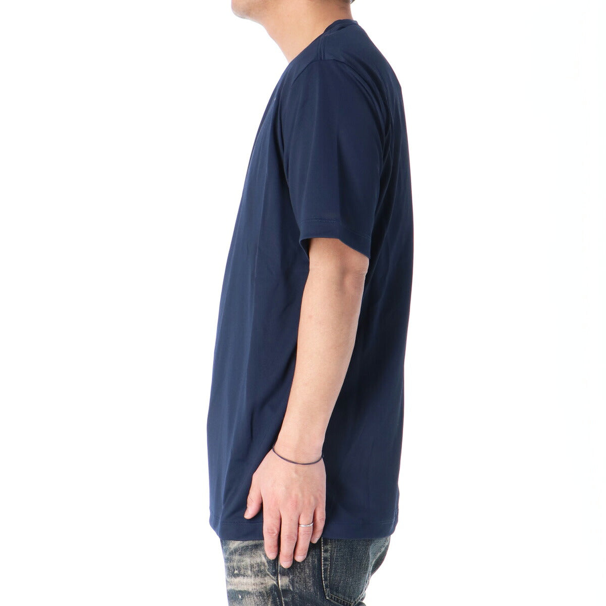 ナイキ 半袖 吸汗 速乾 吸水 Dri-FIT Tシャツ メンズ ブランド ドライ スポーツ NIKE フィットネス DX0990 451 紺 ネイビー SALE セール 大きいサイズ 有 プラクティスシャツ プラシャツ