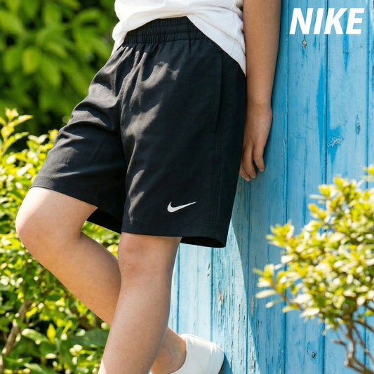 ナイキ スポーツ 短パン ドライフィット ハーフパンツ ジュニア ブランド ショートパンツ NIKE 軽量 吸汗 速乾 吸水 ドライ DX5382 010 黒 ブラック 男 女の子 キッズ スポーツウェア トレーニングウェア