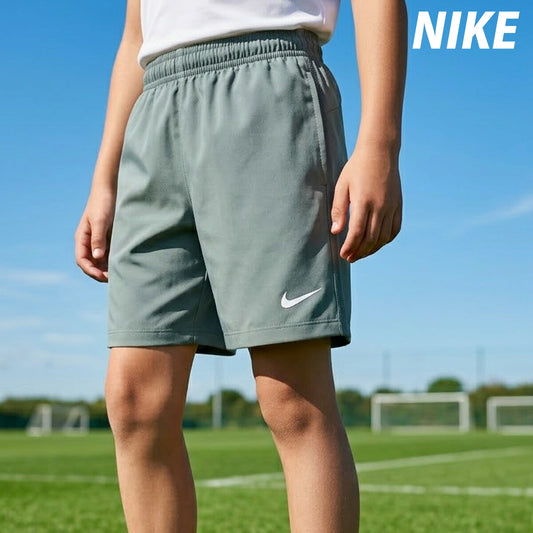 ナイキ スポーツ 短パン ドライフィット ハーフパンツ ジュニア ブランド ショートパンツ NIKE 軽量 吸汗 速乾 吸水 ドライ DX5382 084 灰色 グレー 新作 男 女の子 キッズ スポーツウェア トレーニングウェア