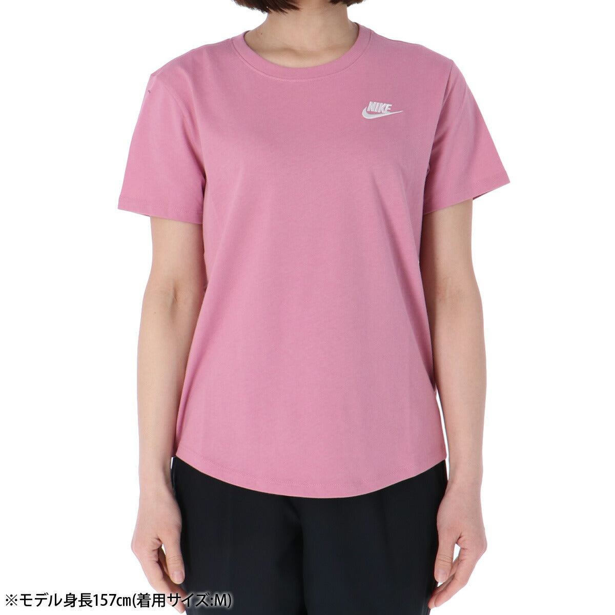 ナイキ Tシャツ レディース NSW クラブ 桃色 ピンク DX7903