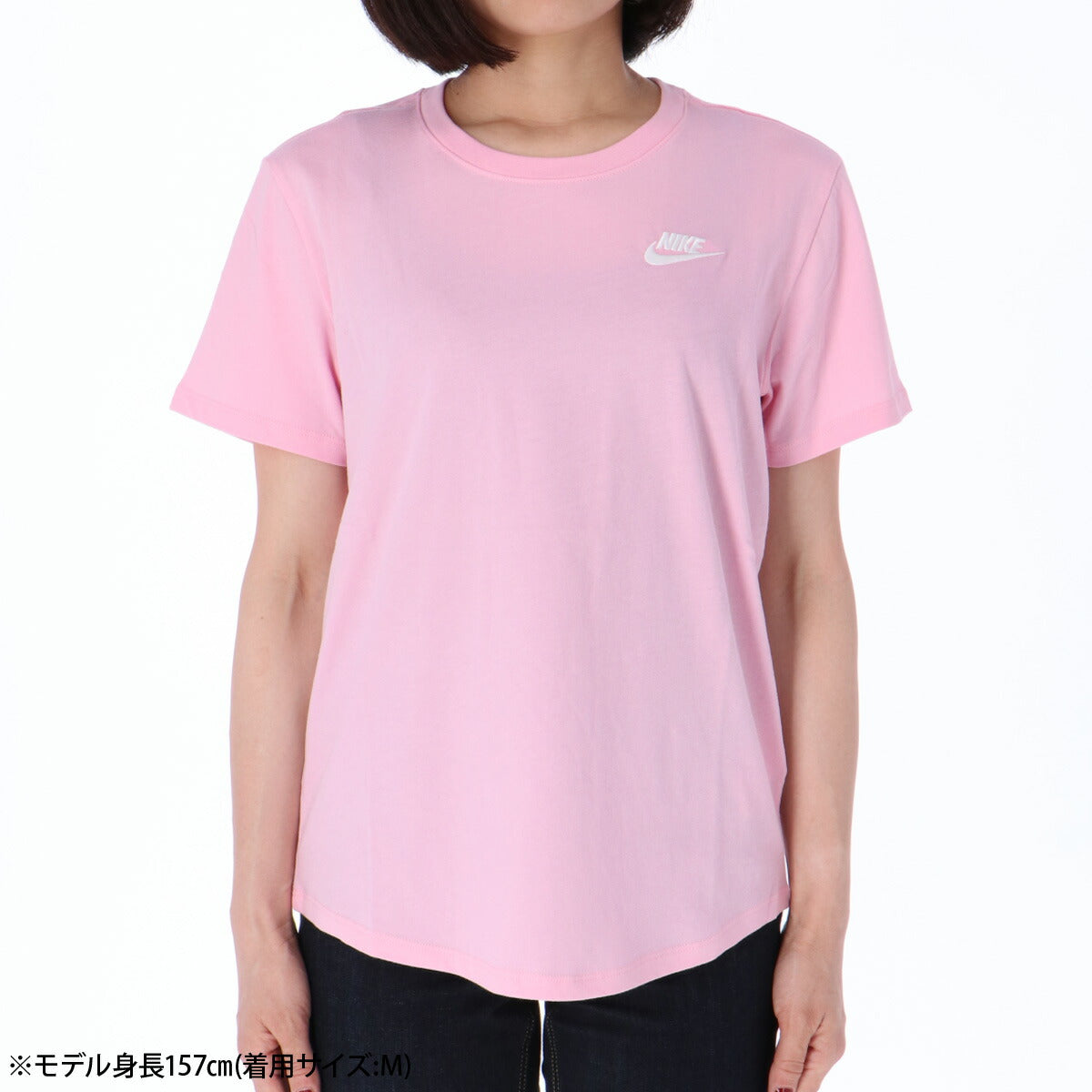 ナイキ Tシャツ レディース NSW クラブ 桃色 ピンク DX7903