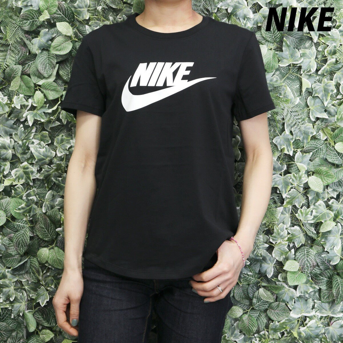 ナイキ エッセンシャル ICN FTRA Tシャツ レディース ブランド NIKE 綿100 DX7907 010 黒 ブラック SALE セール ウィメンズ かわいい 大きいサイズ 有 トップス ウォーキング ウェア スポーツウェア トレーニングウェア スポーツ おしゃれ - 【公式】限定ジャージのタケスポ（Limited jersey takespo）