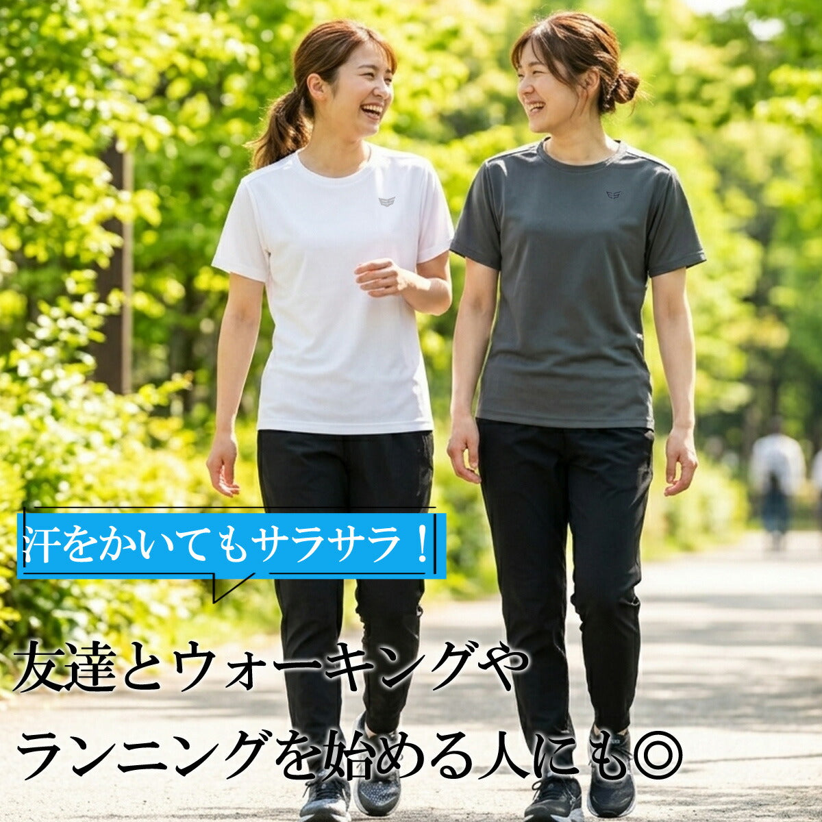 エスラッド Tシャツ レディース ドライ WING DRY ブラック ネイビー ホワイト グレー レッド ブルー ESL550