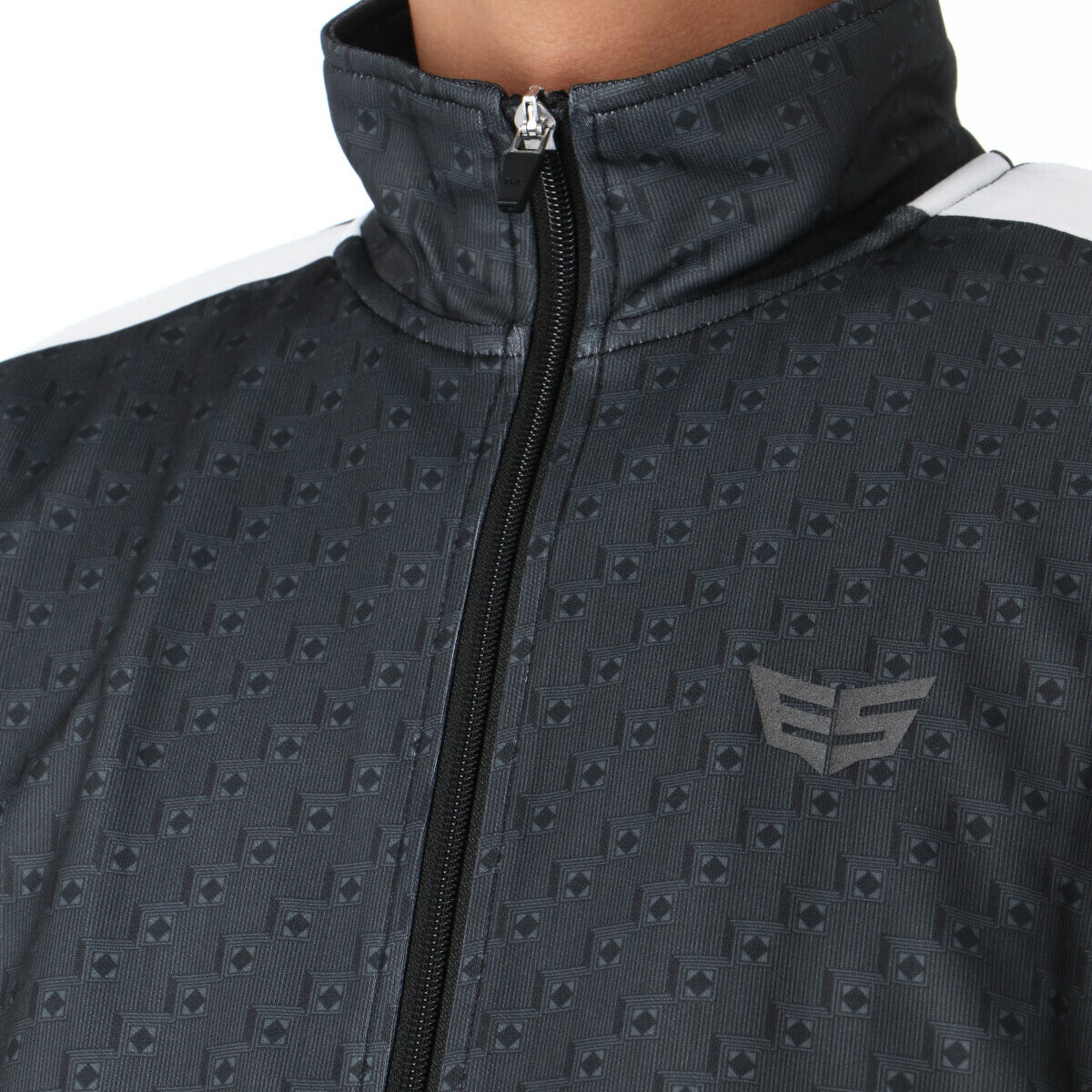 エスラッド ジャージ 上下 メンズ モノグラム DESIGN ブラック ESM162