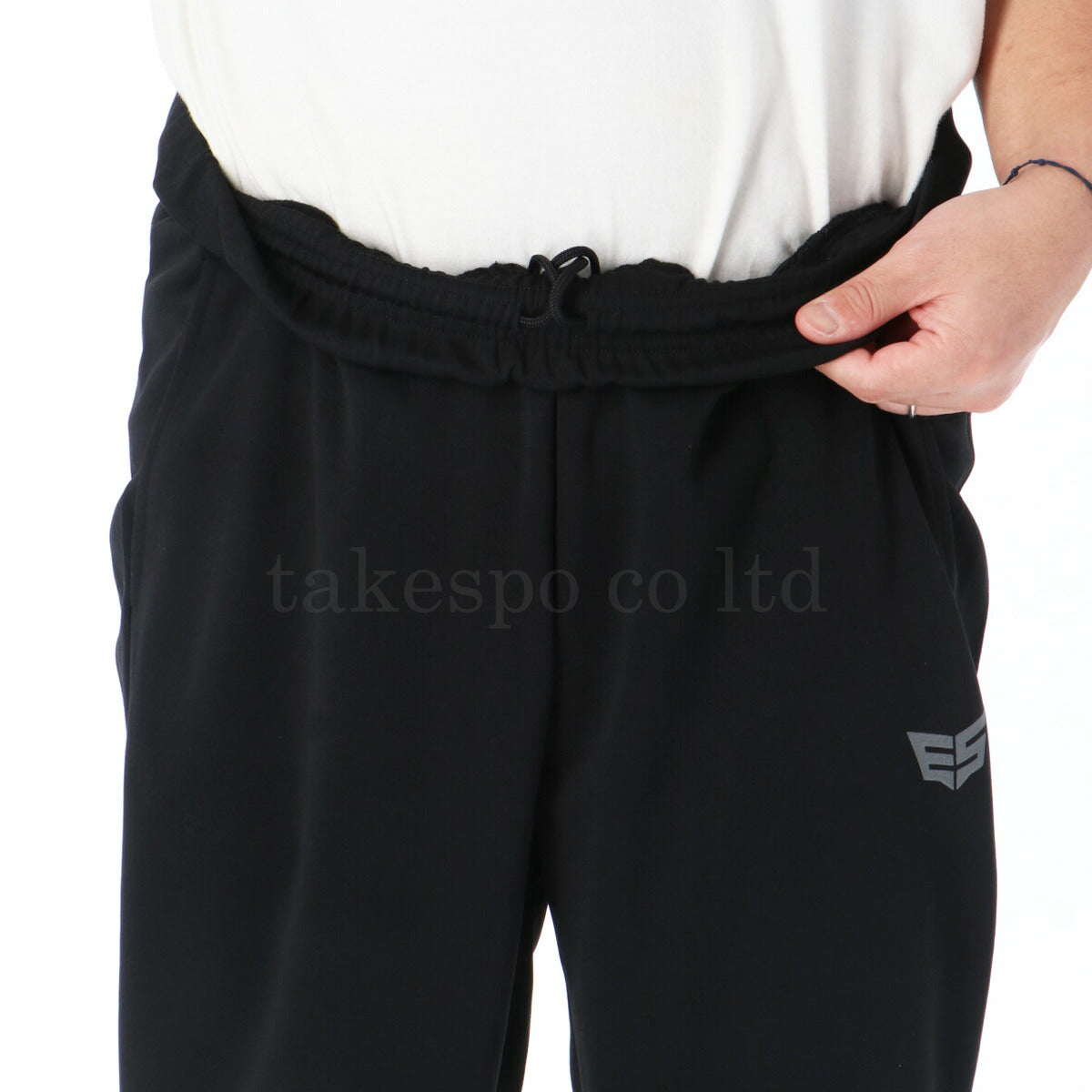 ジャージ 下 メンズ エスラッド ロングパンツ ドライ WING DRY ジャージパンツ トラックパンツ ストレート ブランド ESLAD ESM756 3ds タケスポ限定 半額以下 ブラック 大きいサイズ 有 スポーツウェア