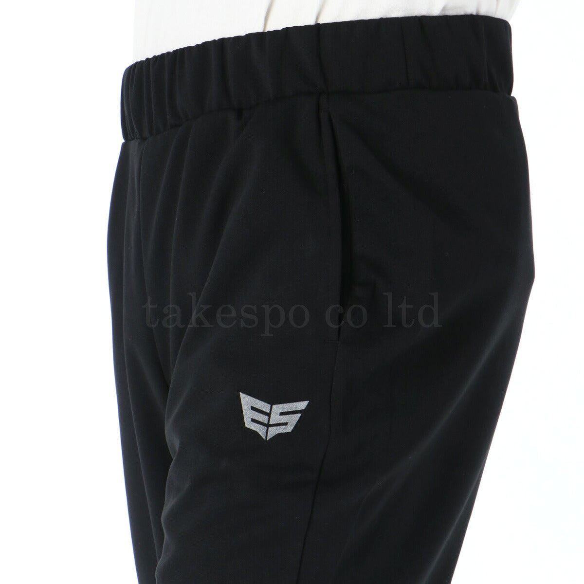 ジャージ 下 メンズ エスラッド ロングパンツ ドライ WING DRY ジャージパンツ トラックパンツ ストレート ブランド ESLAD ESM756 タケスポ限定 ブラック 大きいサイズ 有 スポーツウェア