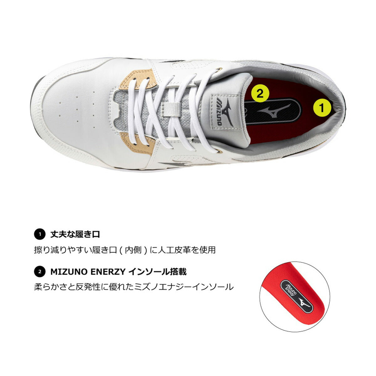 ミズノ シューズ メンズ オールマイティ HWII 11L イエロー ブラック F1GA2400