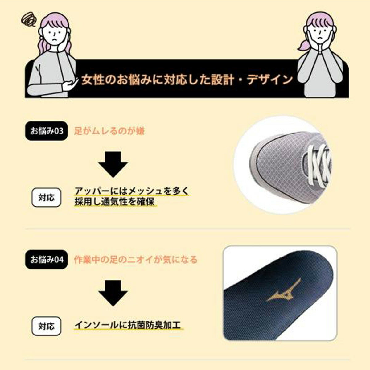 ミズノ シューズ レディース オールマイティ FSII 11L グレー ブラック ブルー F1GA2403