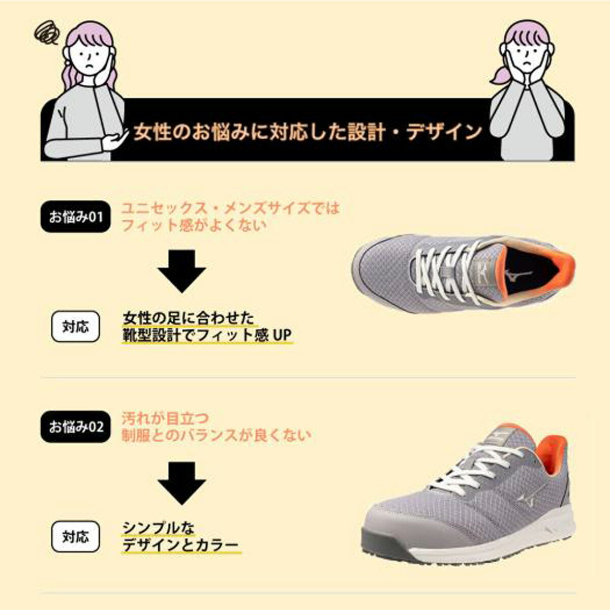 ミズノ シューズ レディース オールマイティ FSII 11L グレー ブラック ブルー F1GA2403