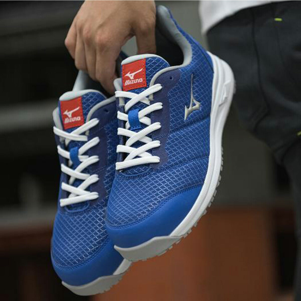 ミズノ シューズ レディース オールマイティ FSII 11L グレー ブラック ブルー F1GA2403