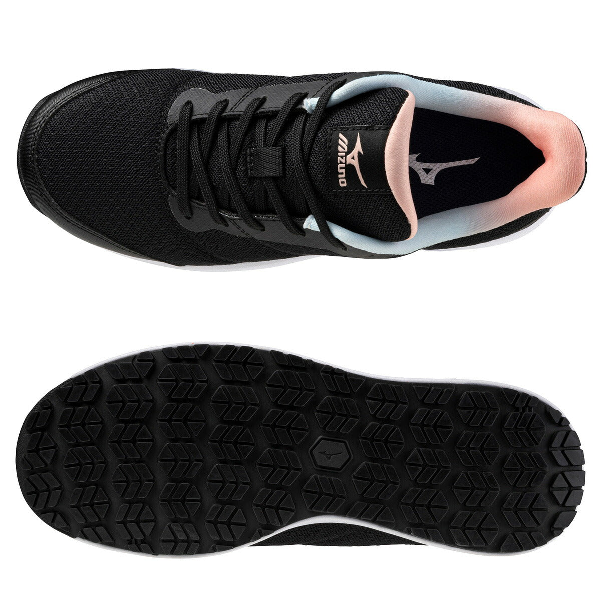 ミズノ シューズ レディース オールマイティ FSII 11L グレー ブラック ブルー F1GA2403