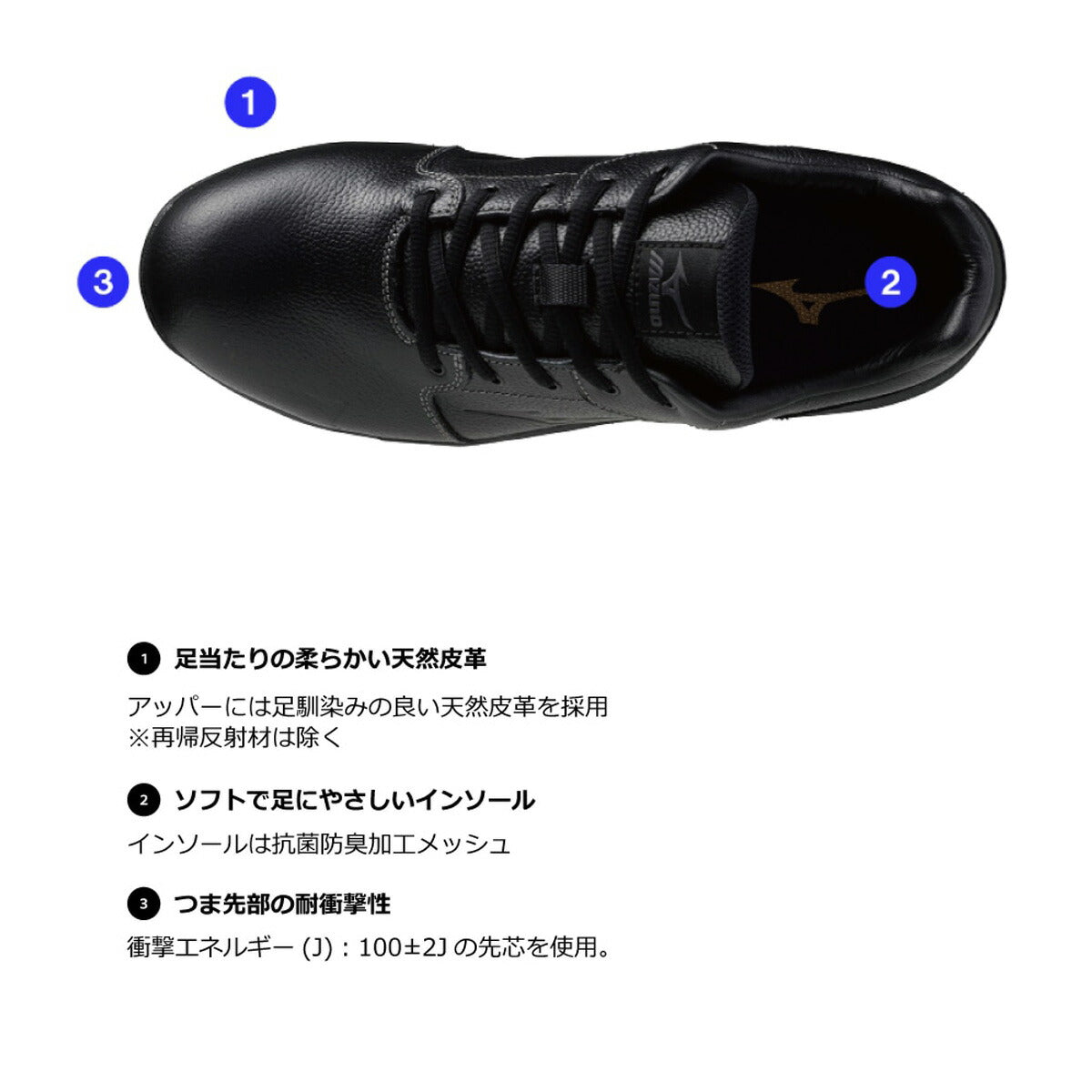 ミズノ シューズ メンズ レディース プライムフィット NG 11 L ブラック F1GE2351