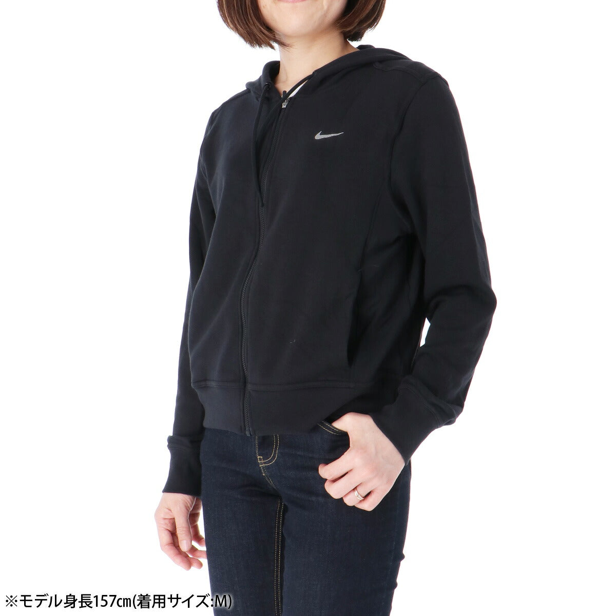 ナイキ スウェットパーカー レディース Dri-FIT ワン 黒 ブラック FB5199