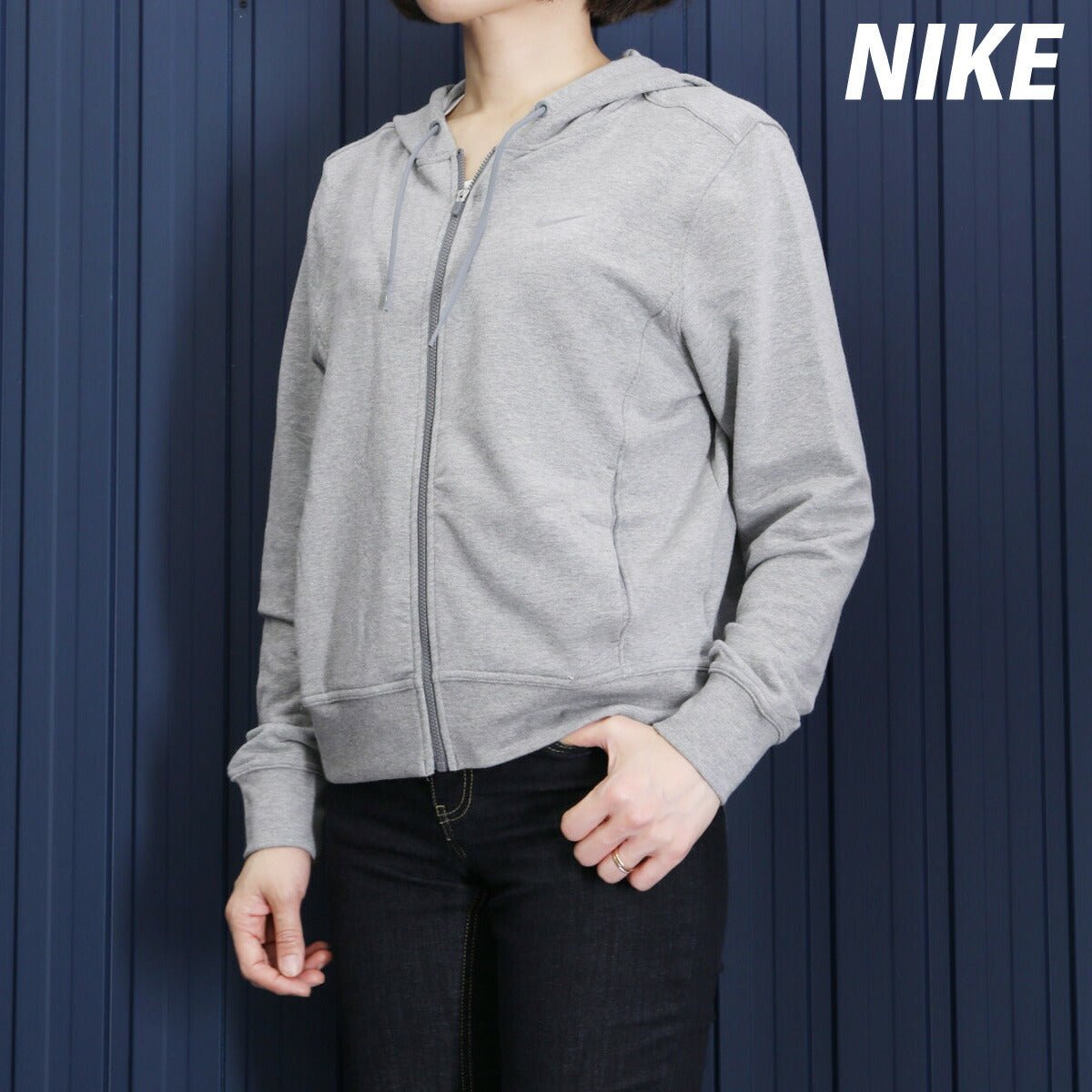 ナイキ パーカー スウェット フーディ Dri - FIT ワン スウェットパーカー レディース ブランド フルジップ NIKE フード付き 吸汗 速乾 ドライ FB5199 091 灰色 グレー ウィメンズ かわいい 大きいサイズ 有 トップス ウォーキング ウェア スポーツウェア トレーニングウェア スポーツ おしゃれ - 【公式】限定ジャージのタケスポ（Limited jersey takespo）