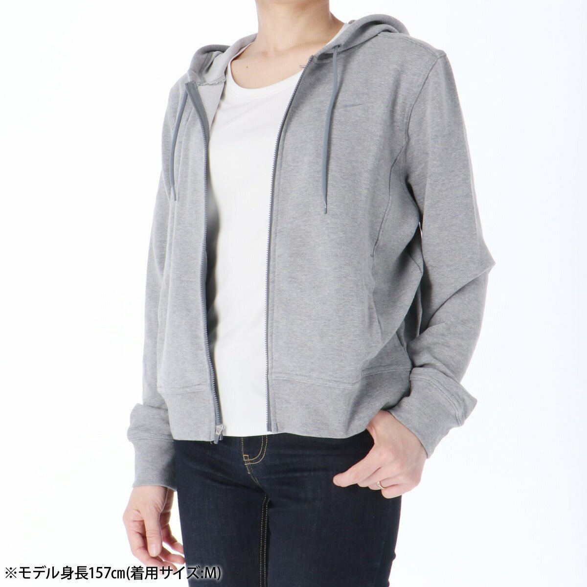 ナイキ パーカー スウェット フーディ Dri - FIT ワン スウェットパーカー レディース ブランド フルジップ NIKE フード付き 吸汗 速乾 ドライ FB5199 091 灰色 グレー ウィメンズ かわいい 大きいサイズ 有 トップス ウォーキング ウェア スポーツウェア トレーニングウェア スポーツ おしゃれ - 【公式】限定ジャージのタケスポ（Limited jersey takespo）