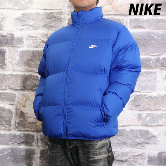 ナイキ クラブ パファー 中綿ジャケット メンズ ブランド NIKE 撥水 はっ水 保温 冬 アウター FB7369 480 あす楽 青 ブルー 新作 大きいサイズ 有 スポーツウェア トレーニングウェア スポーツ おしゃれ - 【公式】限定ジャージのタケスポ（Limited jersey takespo）