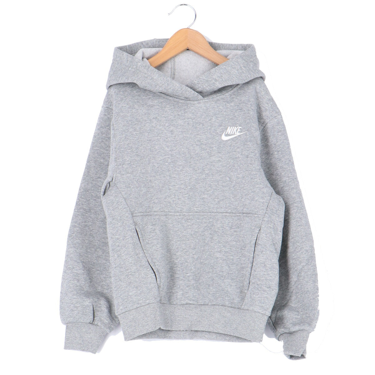 ナイキ クラブ フリース スウェット 上下 セットアップ ジュニア ブランド NIKE 裏起毛 スウエット 綿混 黒 FD3000 063 灰色 グレー 上下セット 男 女の子 キッズ スポーツウェア トレーニングウェア スポーツ